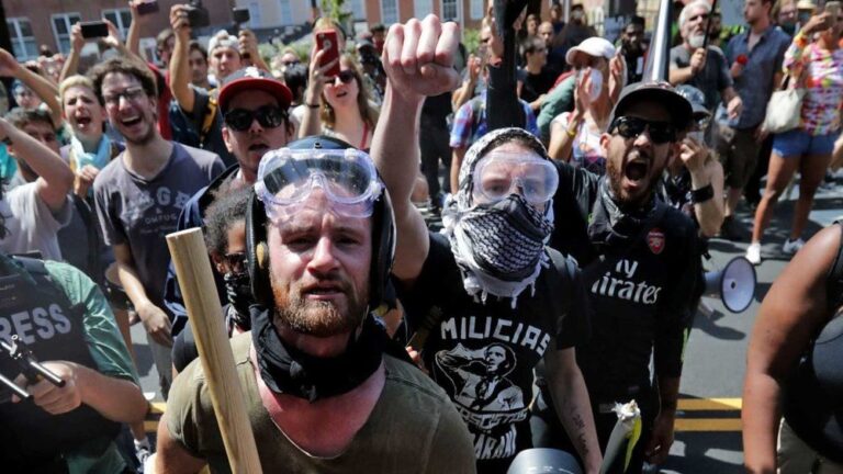 Democrat violence aimed at Trump and his supporters.