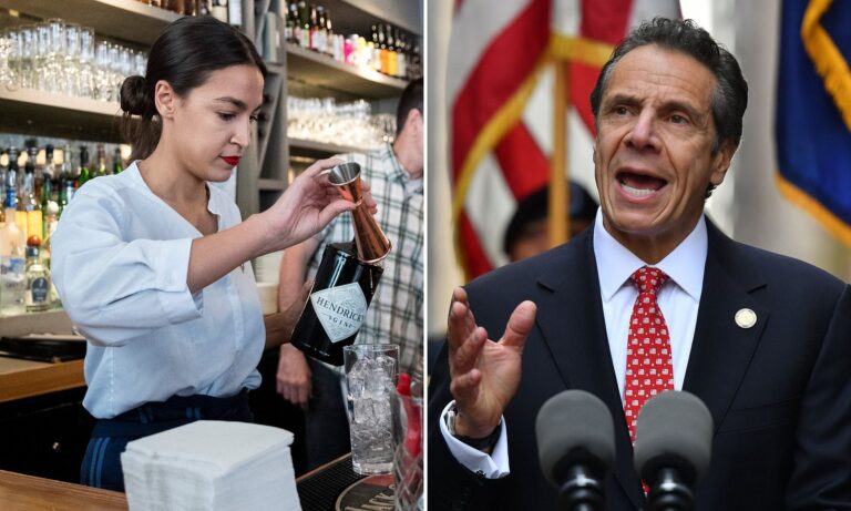 Alexandria Ocasio-Cortez & Andrew Cuomo